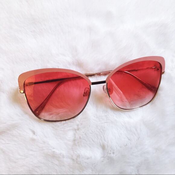 Stylens Accessories - Robbie Pink Full Rim Retro Cat Eye Sunglasses
